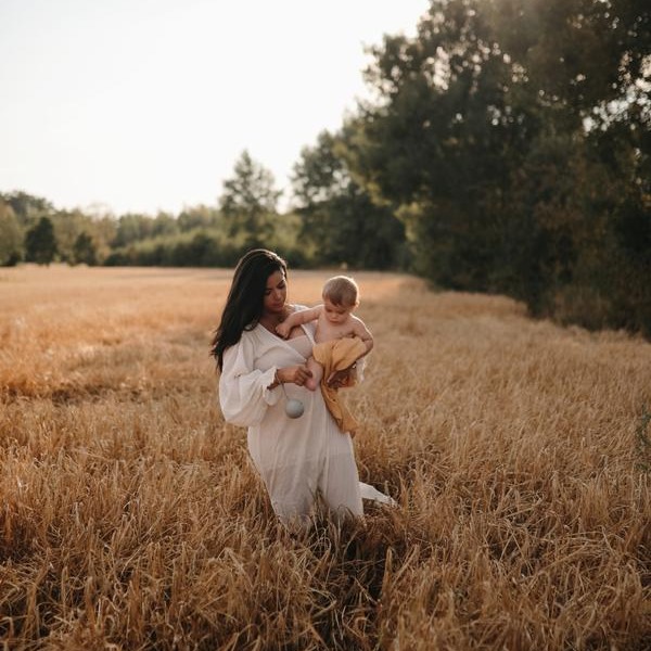 Mushie Etui na smoczek Kula Ball Natural | Silikon BPA-Free