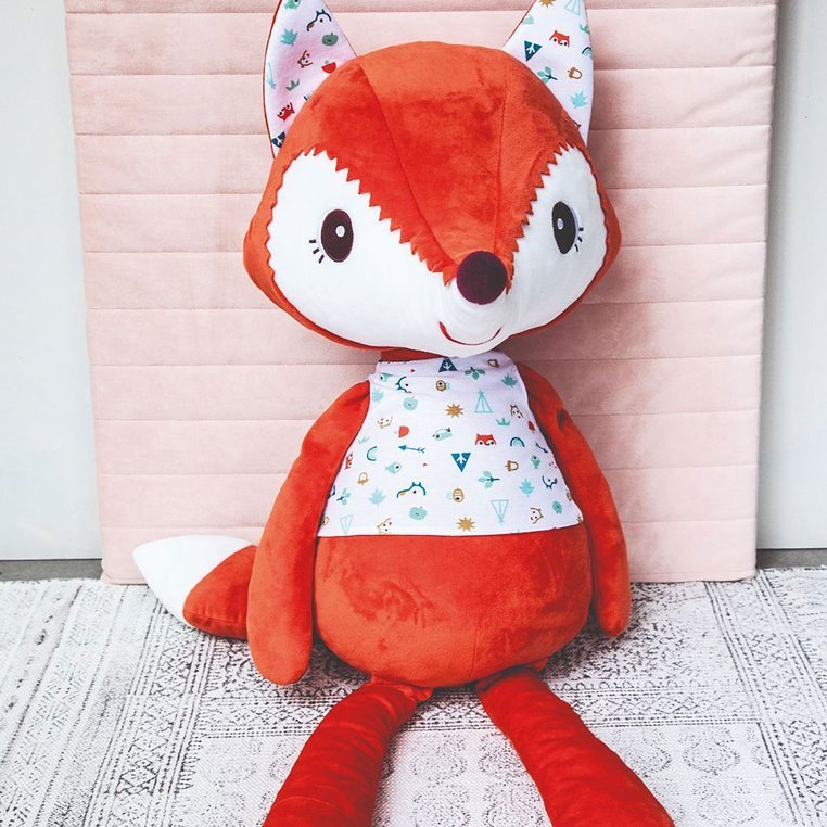 Lilliputiens, Duża przytulanka Lisiczka Alice 82 cm 9 m+