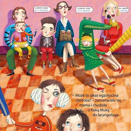 Kuka Muka i uciekające uszy - Książka Edukacyjna 4+