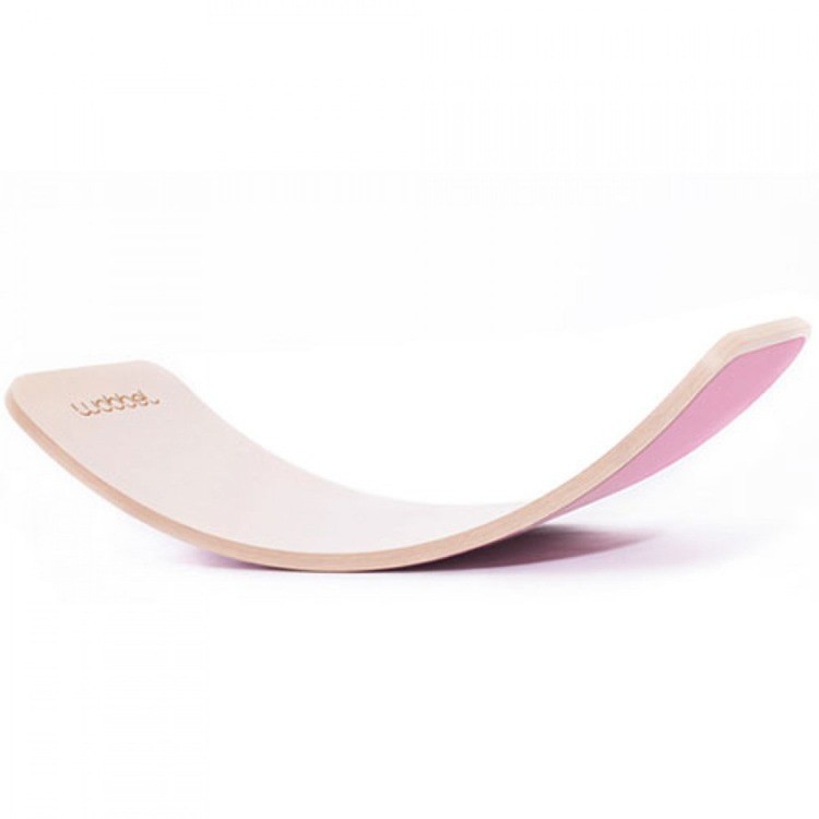 Wobbel Deska do balansowania XL różowa z filcem 115cm
