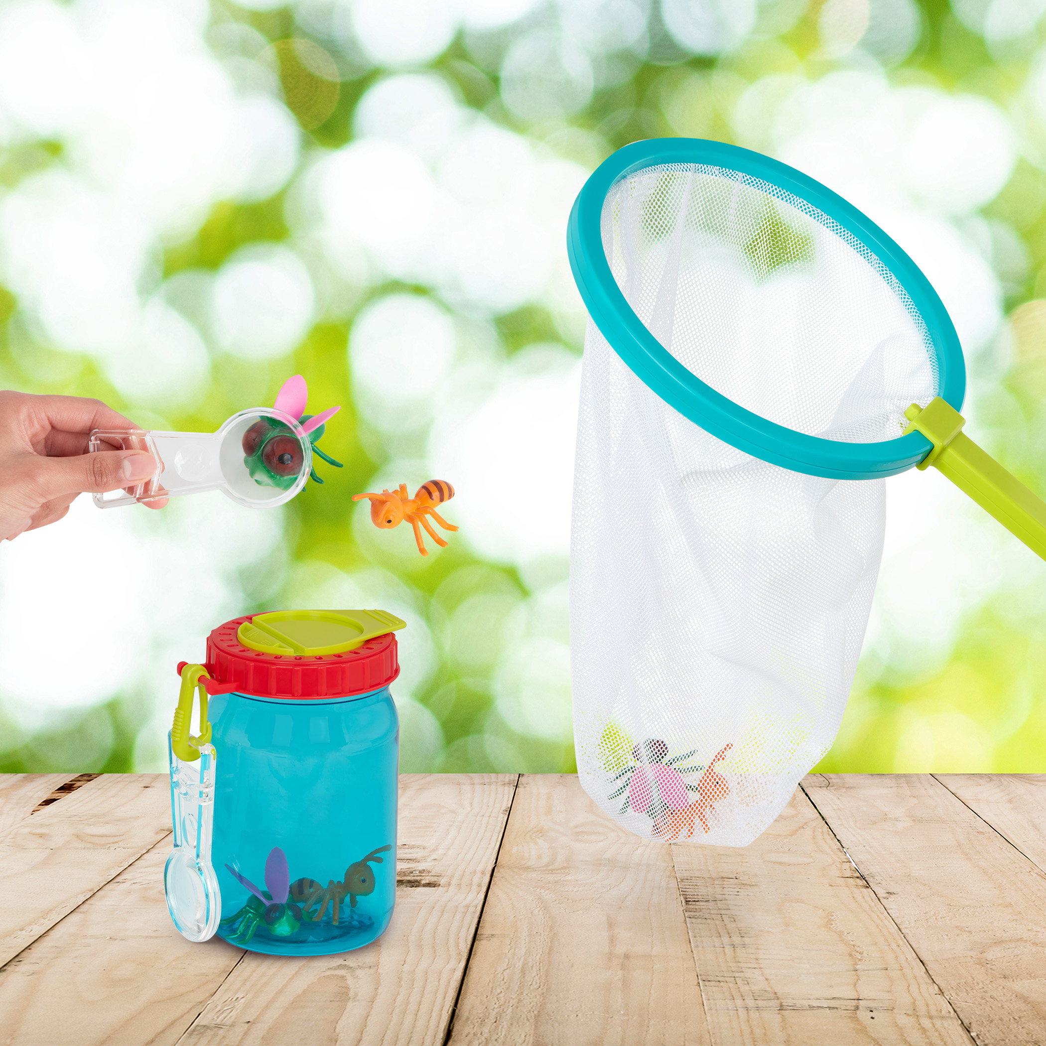 Btoys, Mini Catcher’s Kit – zestaw małego badacza przyrody – do łapania i obserwacji owadów