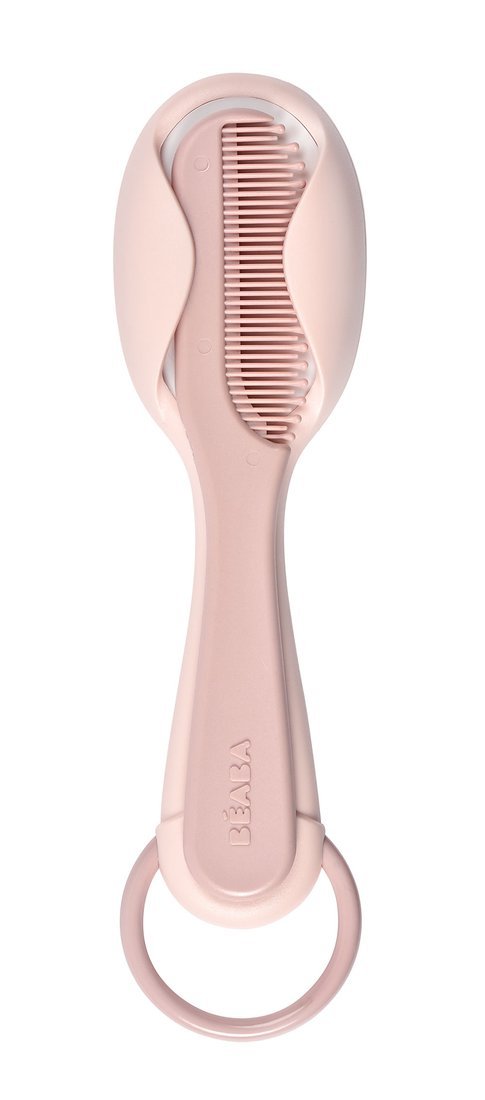 Beaba Szczoteczka i Grzebień do Włosów Old Pink 0+