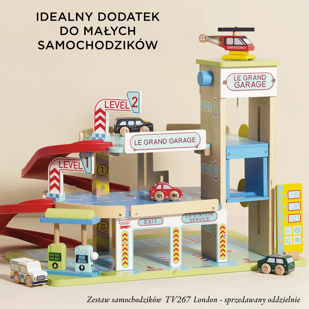 Drewniany wielopoziomowy garaż „Le Grand Garage” | Le Toy Van