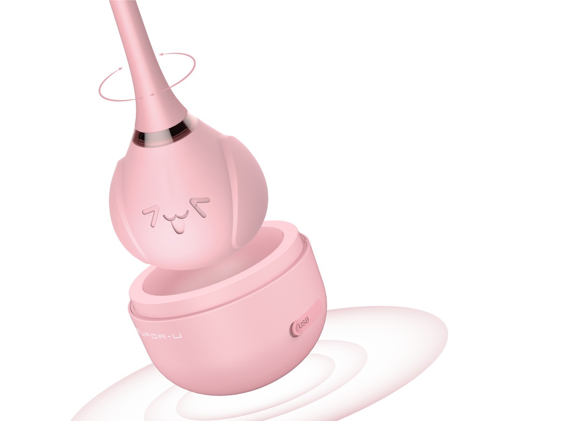 InnoGio Soniczna Szczoteczka 360° Różowa dla Dzieci