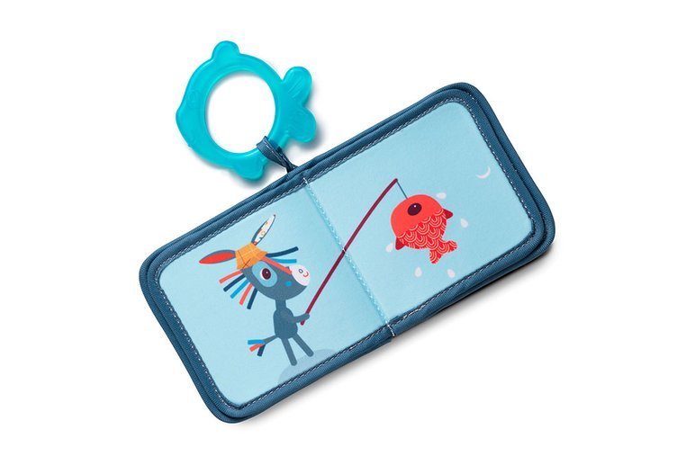 Lilliputiens Książeczka do kąpieli z gryzakiem Osiołek Ignace 6m+