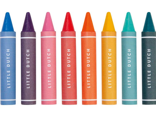 Little Dutch Kredki woskowe 8 sztuk 2+