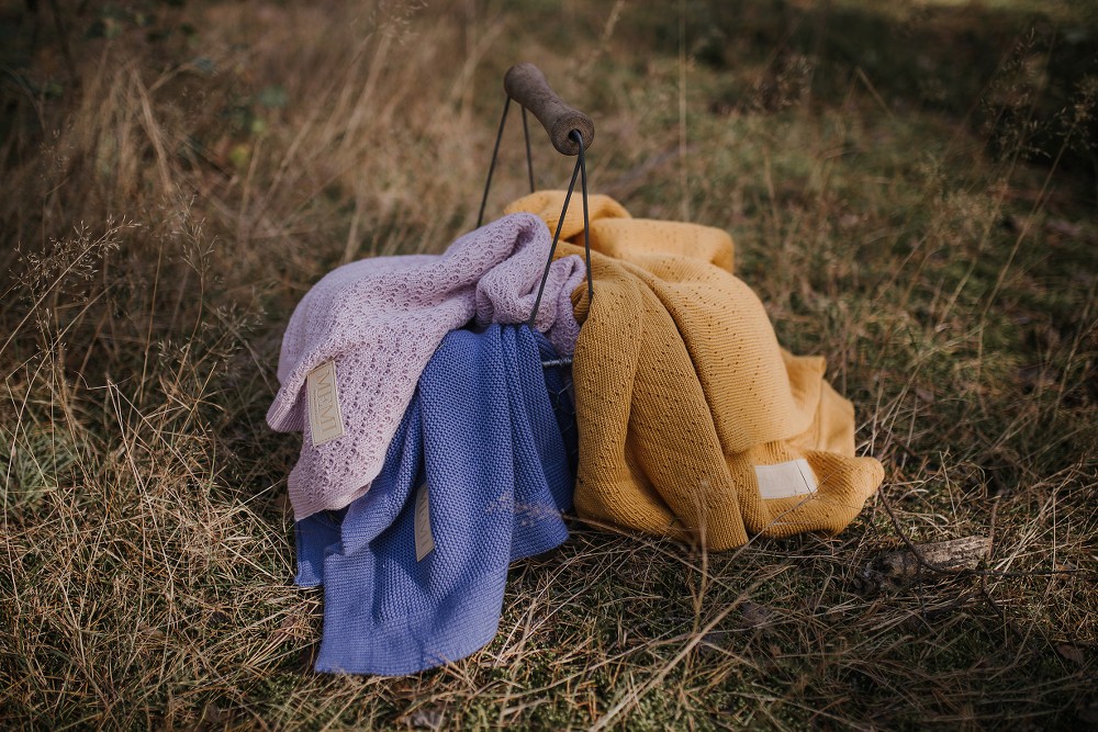 My Memi Kocyk Bambusowy 80x100 Denim Certyfikat OEKO-TEX 1+