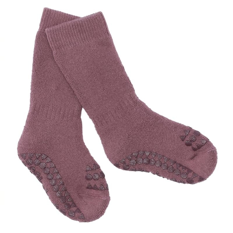 GoBabyGo Skarpetki antypoślizgowe Misty Plum 6-12 m-cy