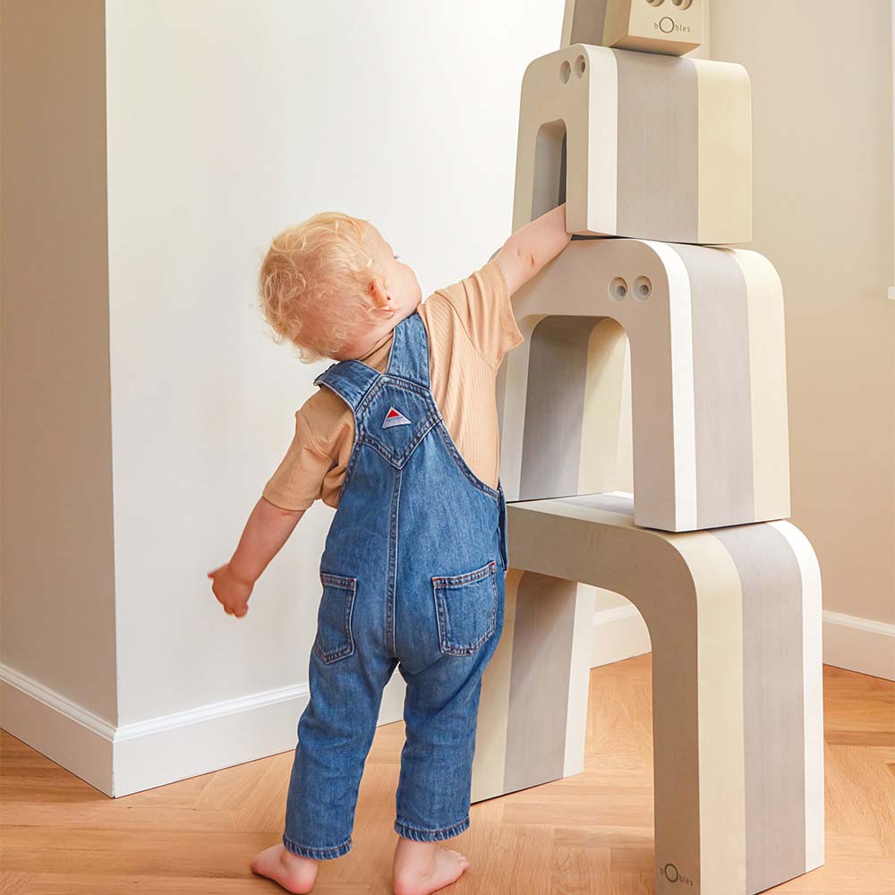 Mrówkojad zabawka sensoryczna dla dzieci Sand Grey| bObles