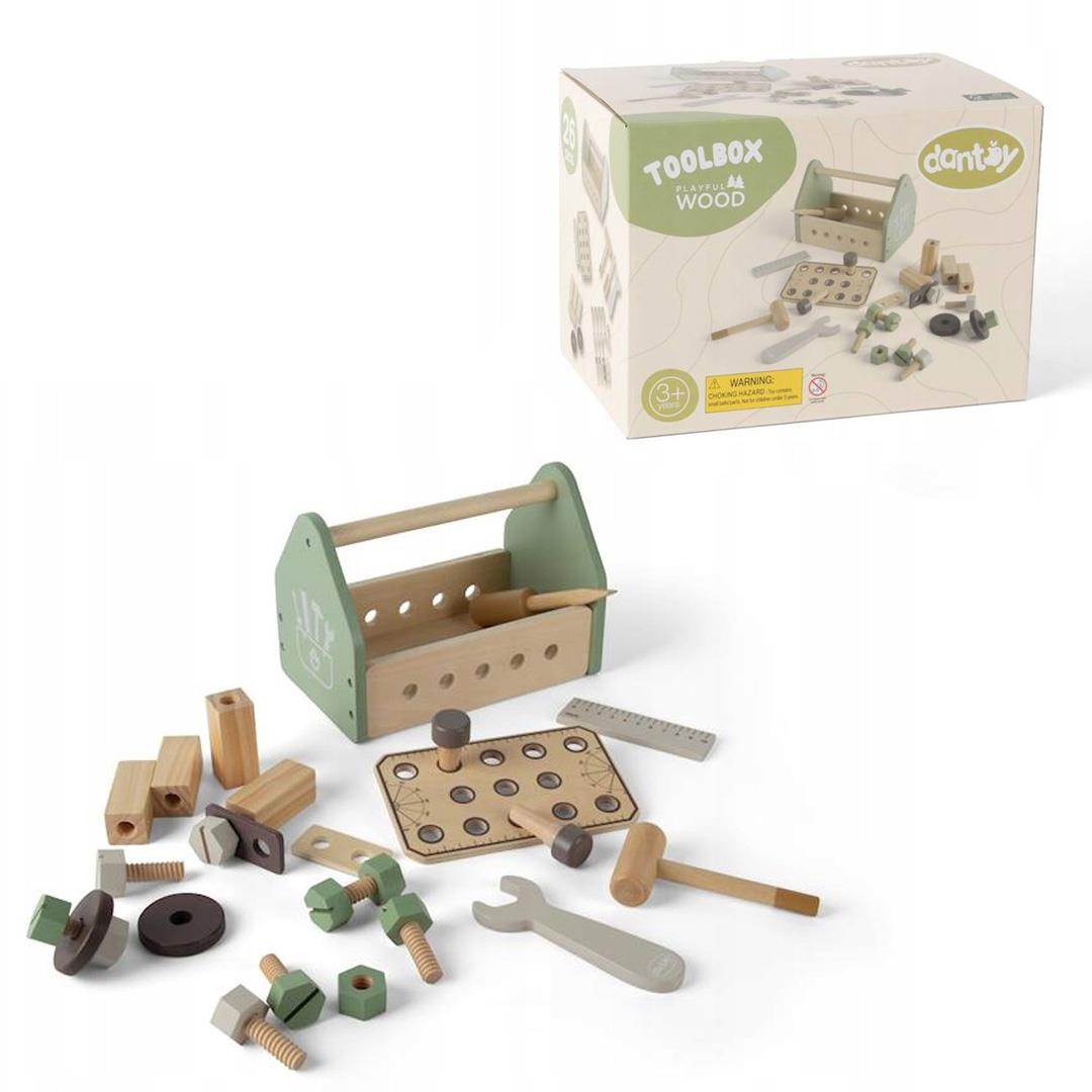 Dantoy Drewniana Skrzynka Narzędziowa Playful Wood 3+