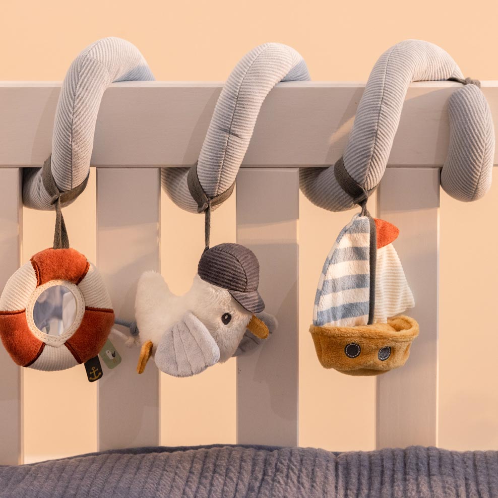 Little Dutch Spiralka Aktywizująca Sailors Bay 0+ | Zabawka do wózka