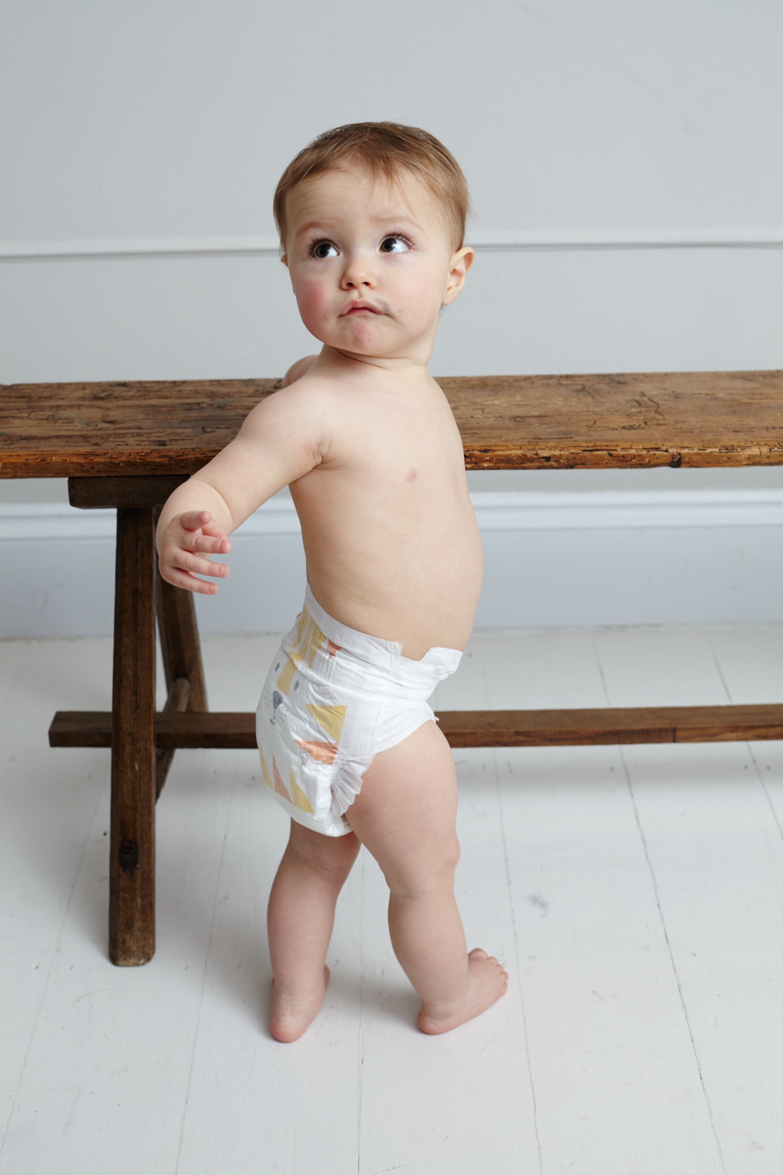 Kit and Kin Pieluszki Biodegradowalne Mini 2-6kg 40szt.