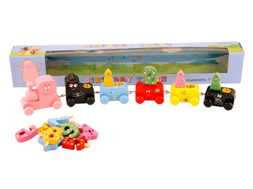 Urodzinowy pociąg Barbapapa - Dekoracja 1+
