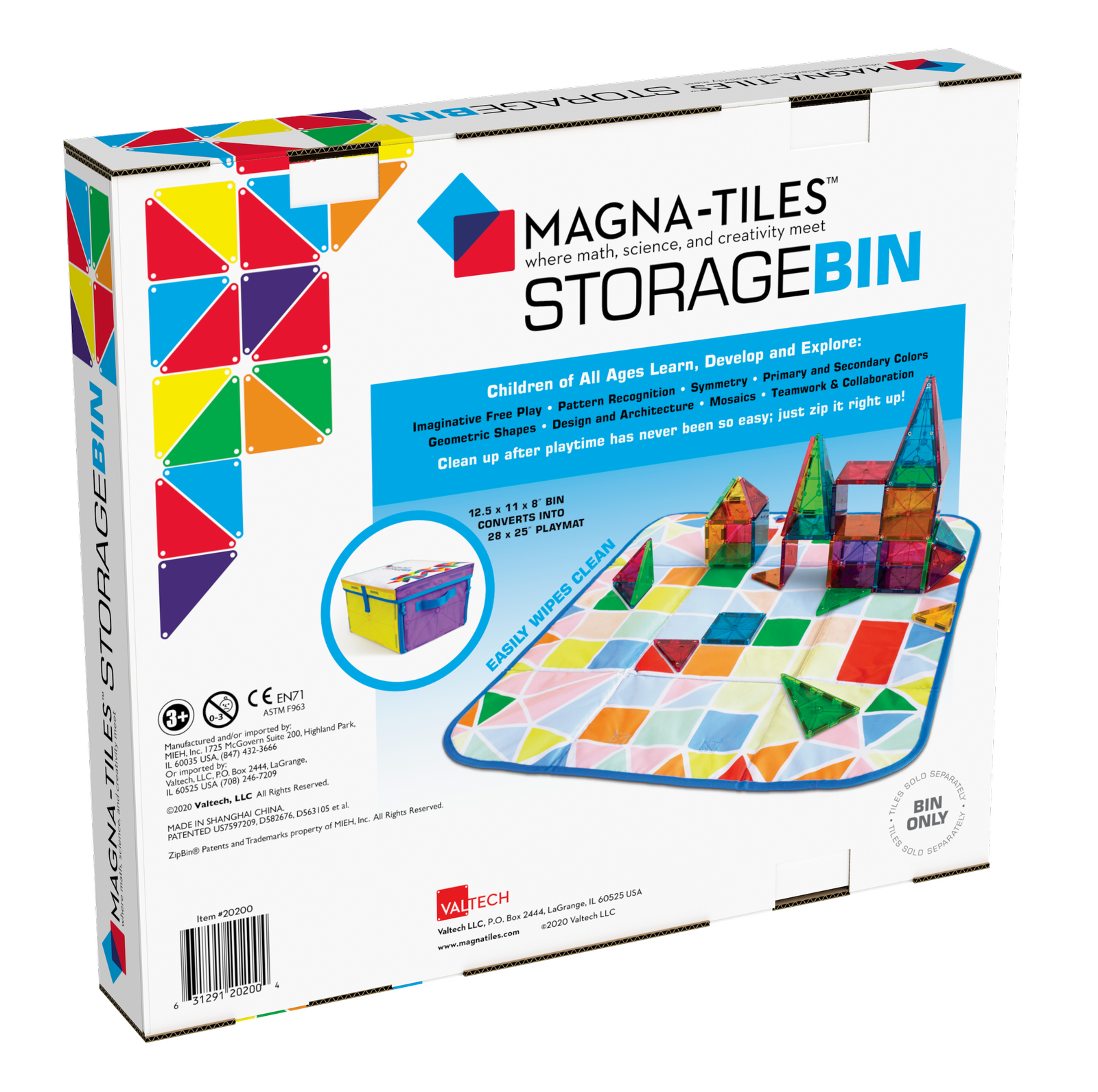 Magna-Tiles Skrzynia Mata Interaktywna 2w1
