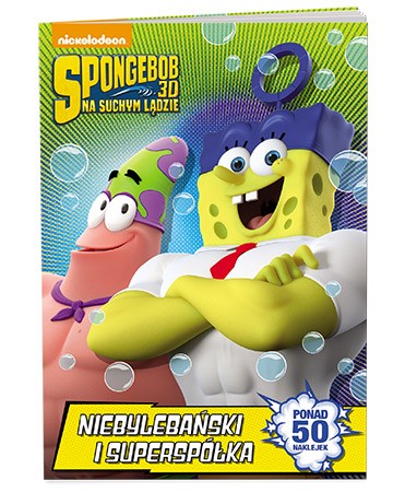 Książeczka do kolorowania SpongeBob: Na suchym lądzie 3+