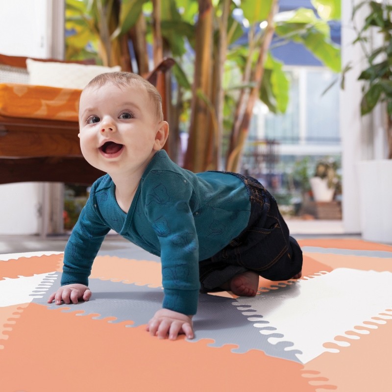 Skip Hop, mata piankowa Playspot Grey Peach GEO