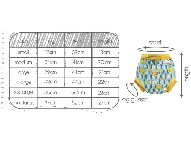 Close Pop-In Swim Pieluszka do pływania Krokodyl 2XL