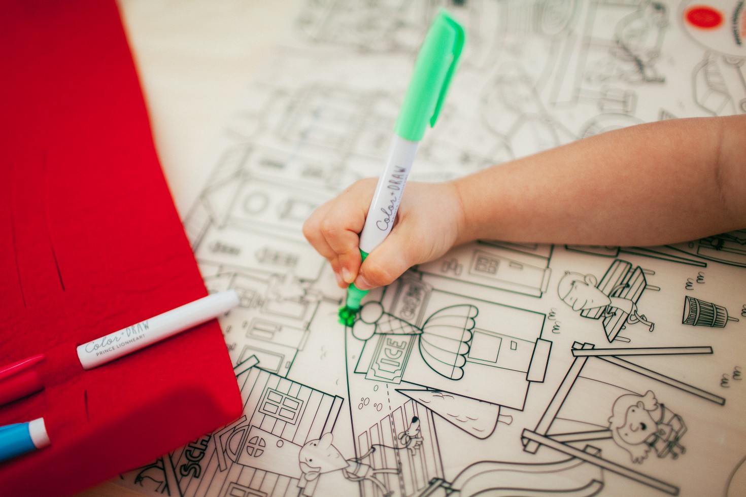 Mata do kolorowania ZOO 2+