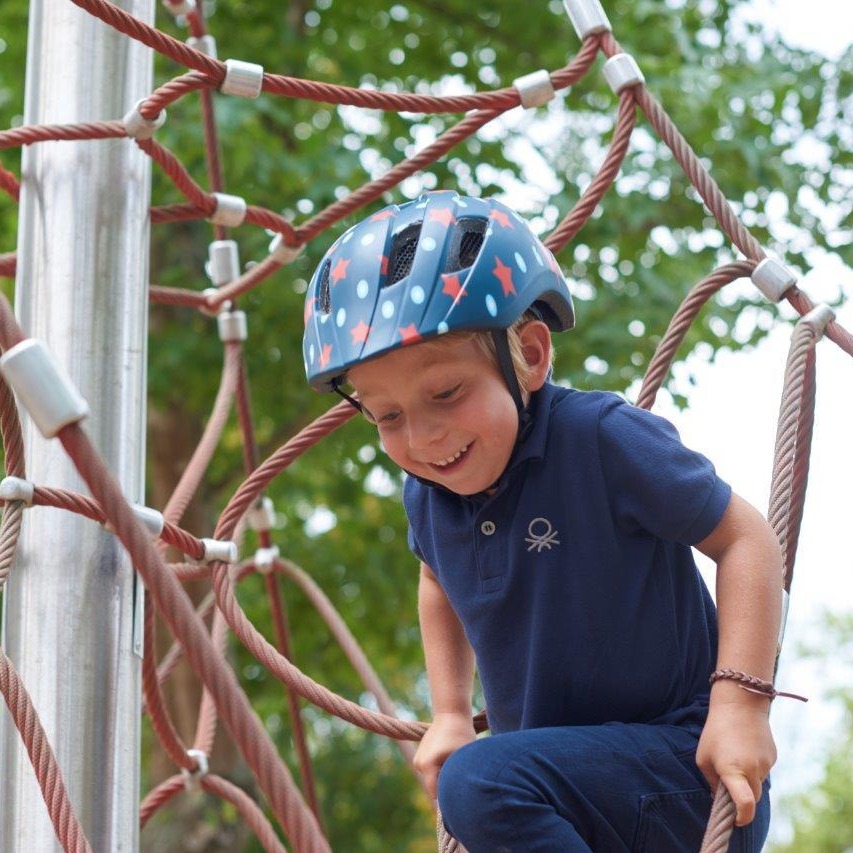 Bobike Kask Kids Plus S Navy Stars - Ochrona 1+