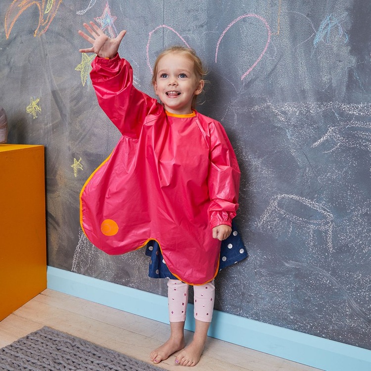 B.box Fartuszek wodoodporny z rękawami 2-4 lata Lemon Sherbert