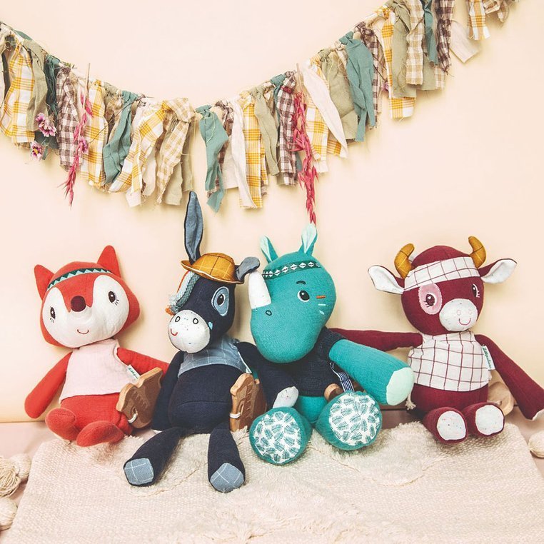 Lilliputiens, Przytulanka z pozytywką Lisiczka Alice 0 m+ Eco