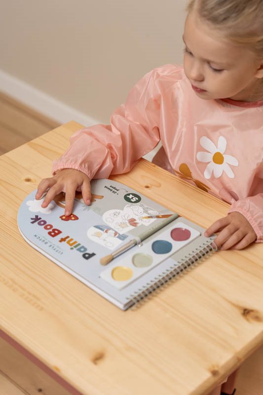 Fartuszek do malowania Pink Flowers