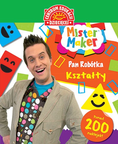 Pan Robótka Kształty Mister Maker Naklejanki 3+