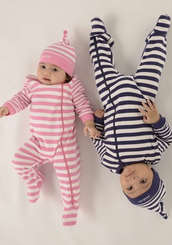 Czapka Niemowlęca Greenery Stripe