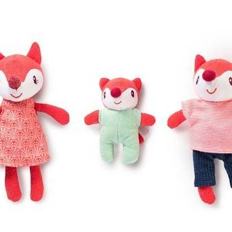 Lilliputiens Rodzina Lisków Alice z Matą 2+ | Przytulanki