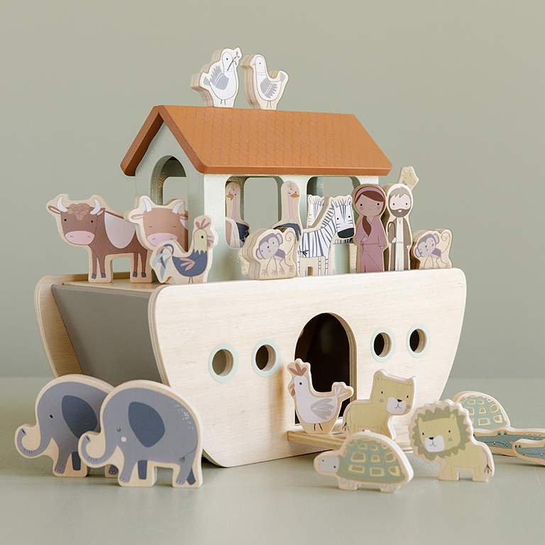 Little Dutch Arka Noego Drewniana z Figurkami 12+ m