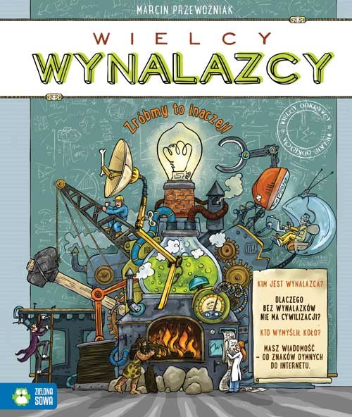 Wielcy Wynalazcy Książka Edukacyjna 3+ | Fabryka Wafelków