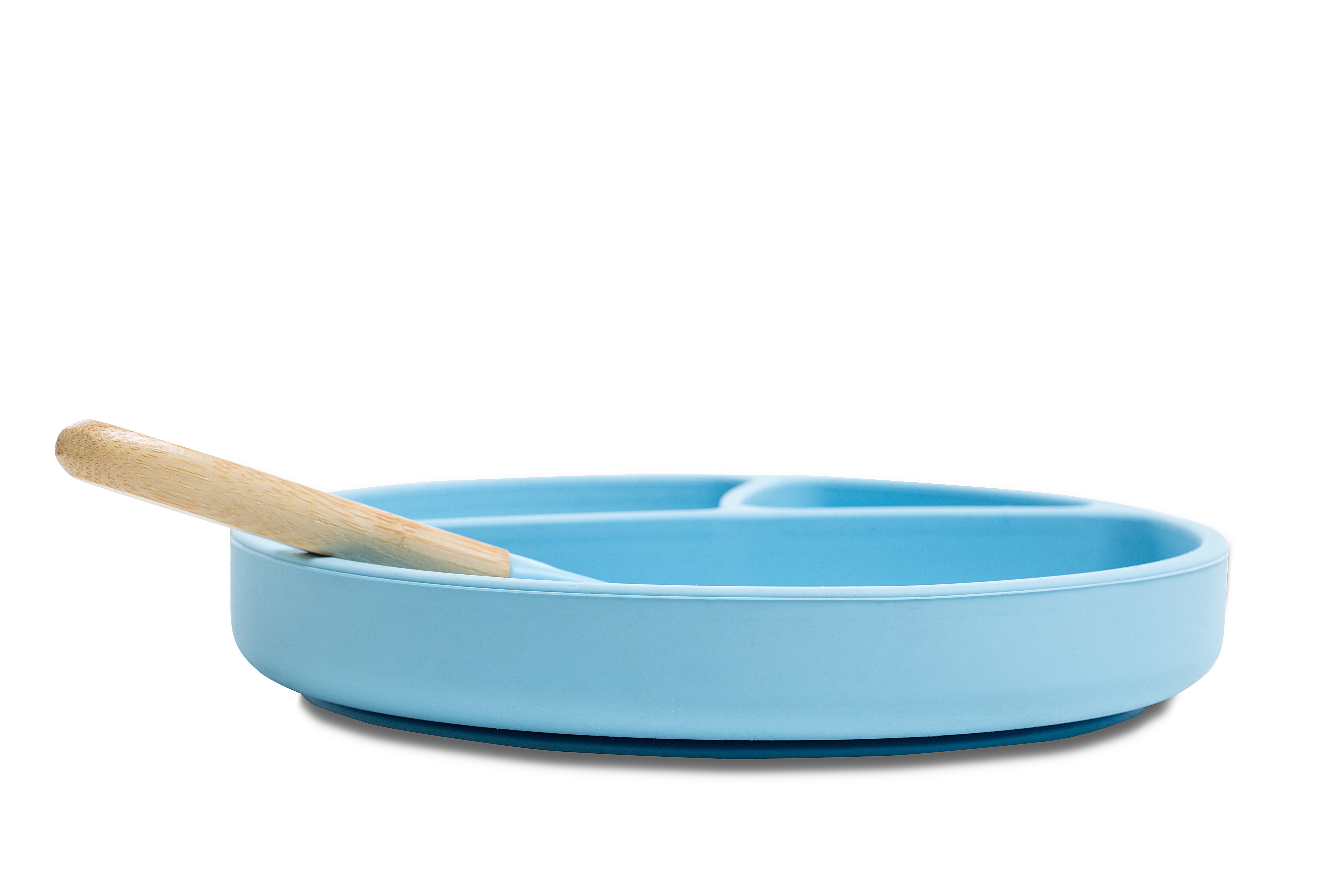 Minikoioi Talerzyk Silikonowy Niebieski 6m+