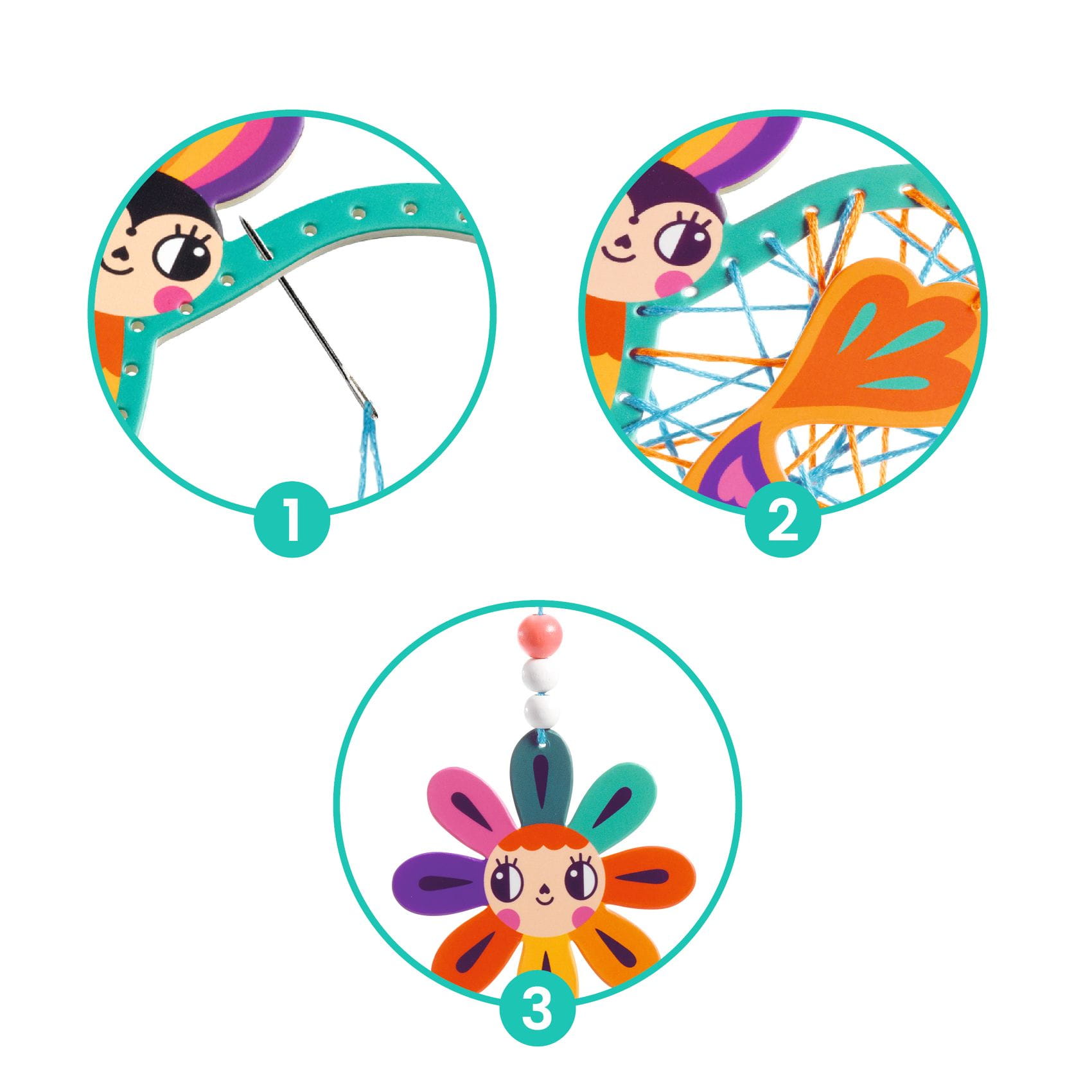 Djeco Zestaw String Art 6+ lat