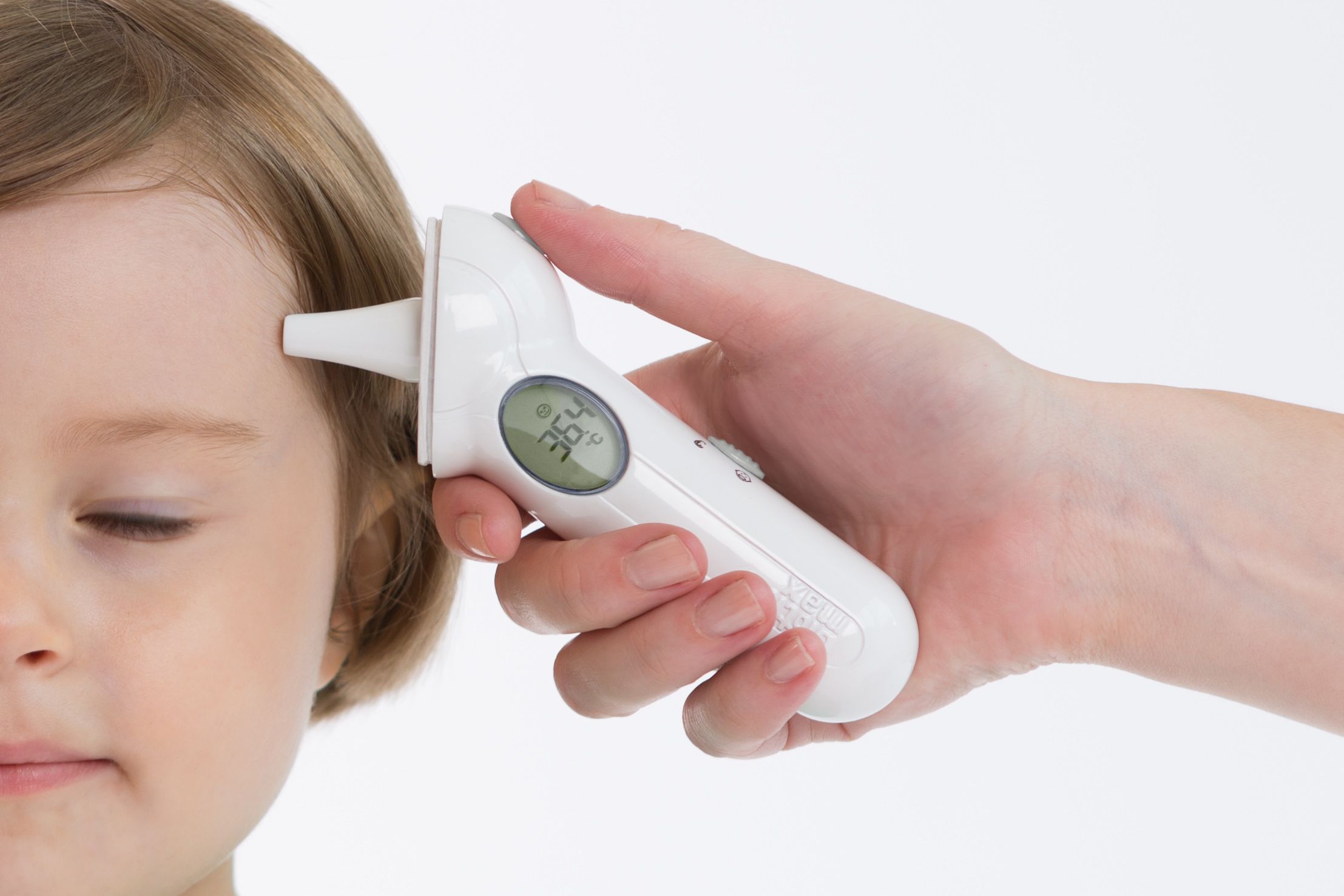 Brother Max Termometr cyfrowy 2 w 1 do ucha i czoła | Dla całej rodziny