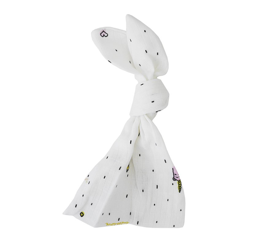 Lullalove DouDou Pierwsza Przytulanka Króliczek 0+