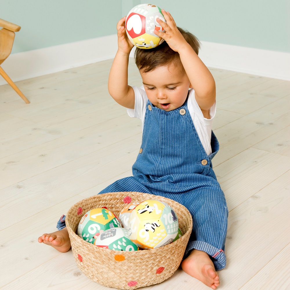 Little Big Friends Piłka Edukacyjna Dżungla z Dzwoneczkiem 0+