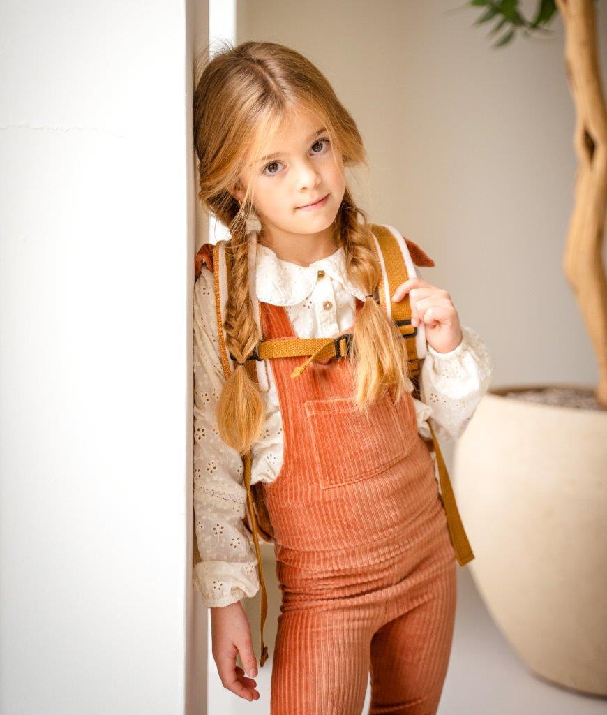 KIDZROOM Plecak dla dzieci L Stripe Frenzy Brown 