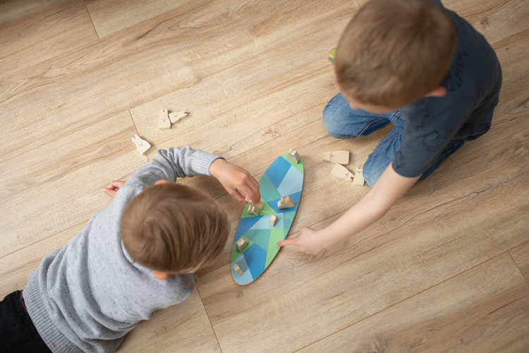 Bs Toys Gra Zręcznościowa Balansujące Króliczki 3+