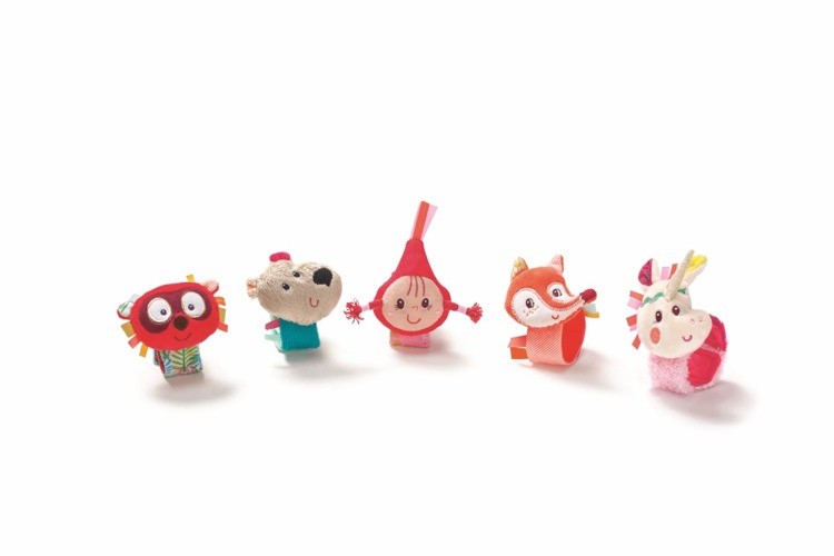 Lilliputiens Grzechotka na rękę Lemur Georges 0+