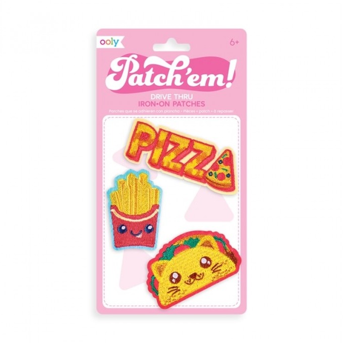 Ooly Naprasowanki Patch Em Fast Food 6+