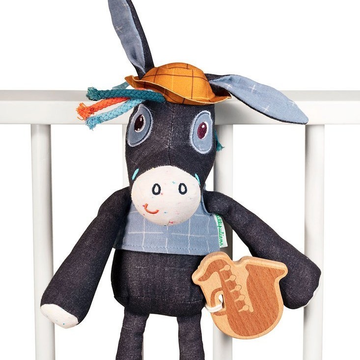 LILLIPUTIENS Przytulanka z pozytywką Osiołek Ignace 0m+