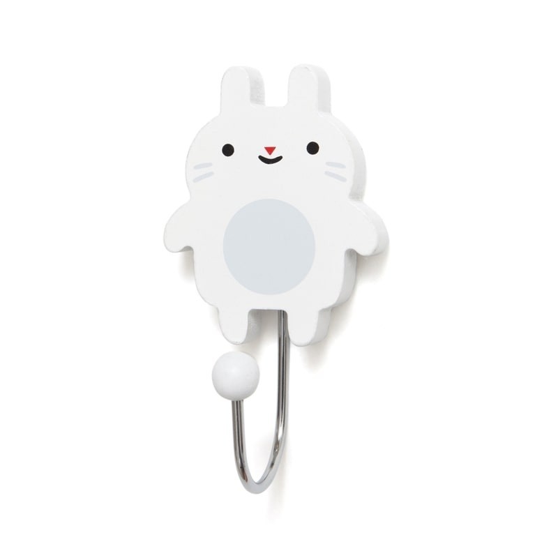 Petit Monkey Wieszak Ścienny Little Bunny Biały