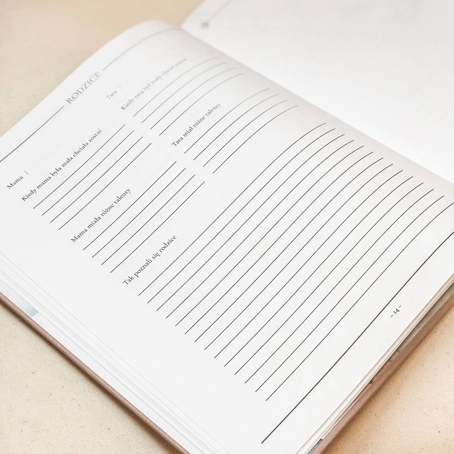 Pamiętnik dziecka Oh Baby Powder Pink 0-6 lat