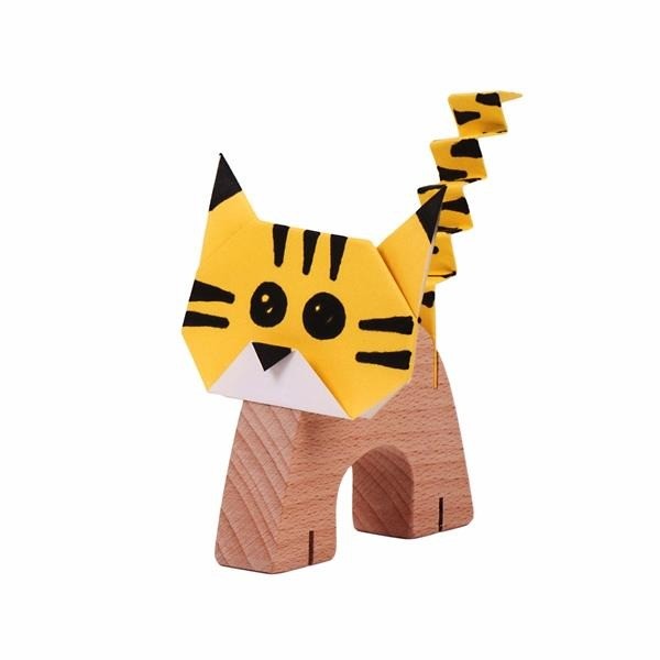 Kipod WoodyGami Drewniane Zwierzątka Origami 1+