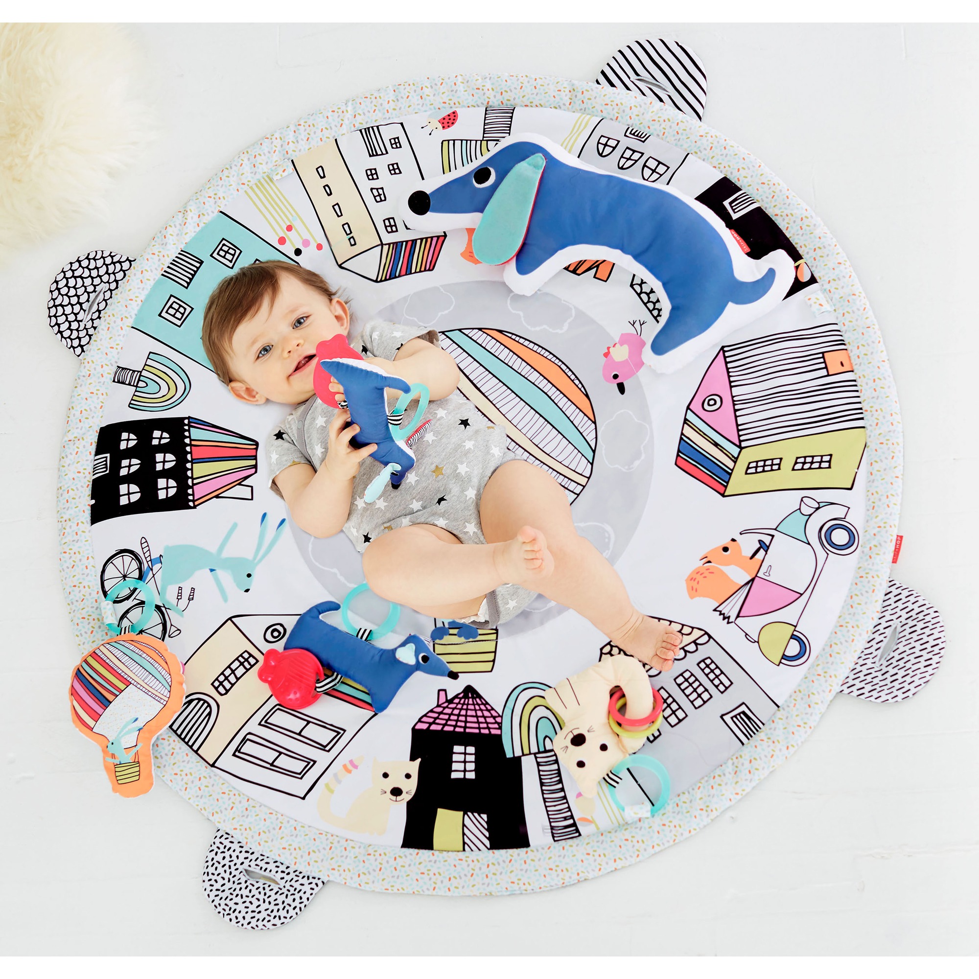 Skip Hop Mata Edukacyjna Wesołe Podwórko 0+ | Interaktywna