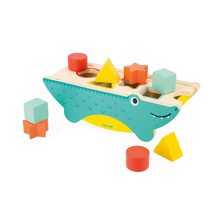 Janod Sorter Krokodyl Tropik 12m+