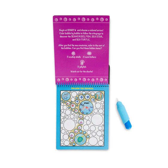 Melissa&Doug Kolorowanka Water Wow Podwodny Świat 5+