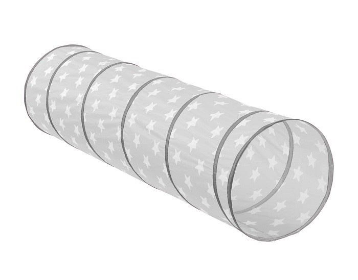 Kids Concept Tunel w Gwiazdki Szary 180cm