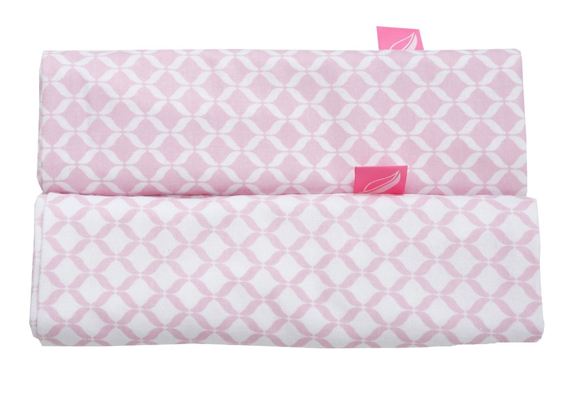 Motherhood, Otulacze flanelowe Premium 120x80 cm Classics - Różowy