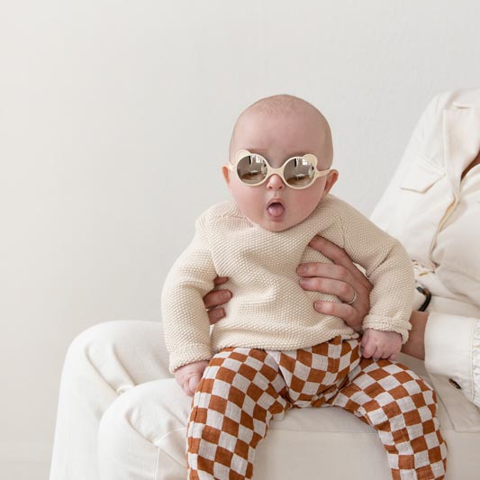 Ki ET LA Okulary Ours'on 0-1 Cream - Ochrona UV400